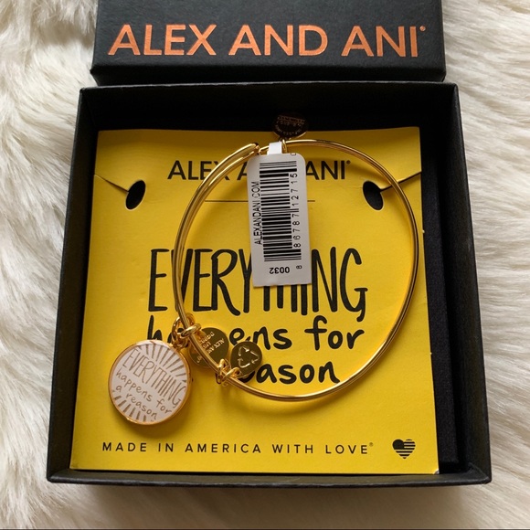 Alex and Ani Jewelry - NWT Alex and Ani Everything Happens for a Reason
